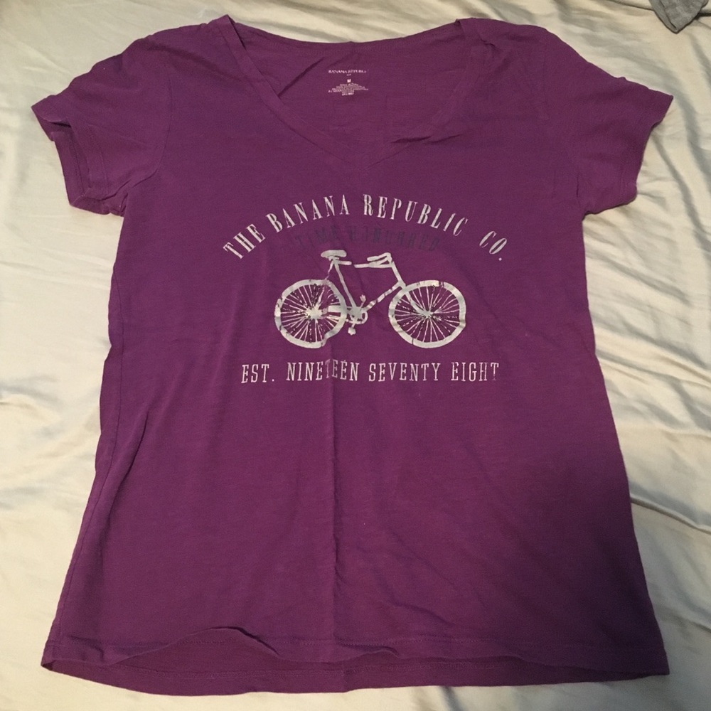 Purple Banana Republic Tee (2 for $12)